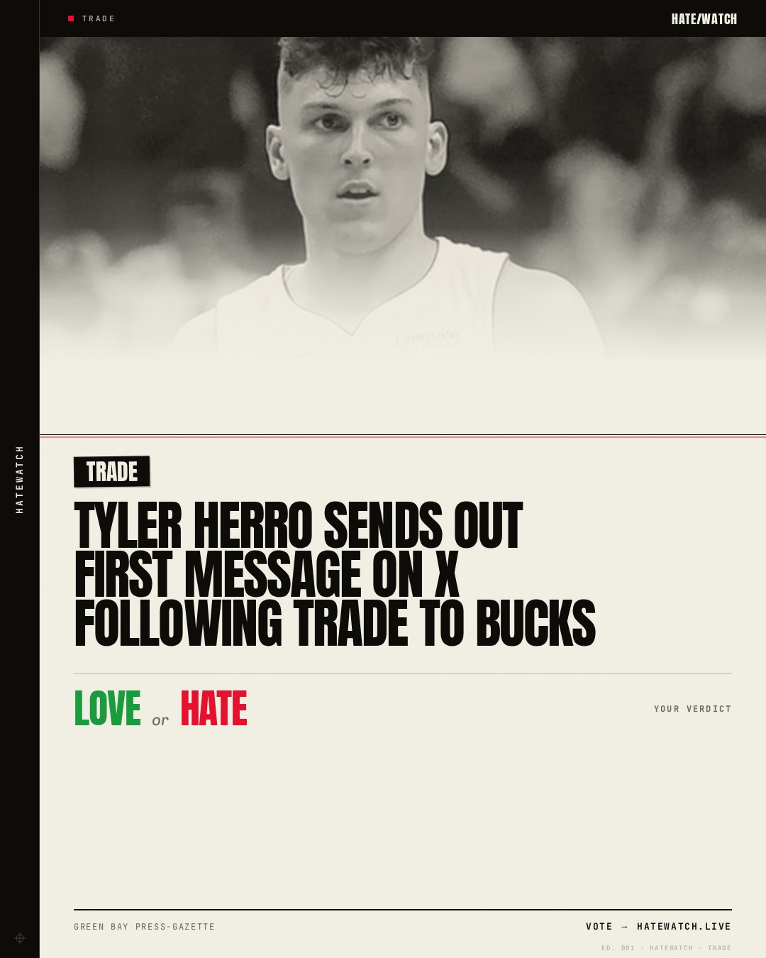 Tyler Herro sends out first message on X following trade to Bucks