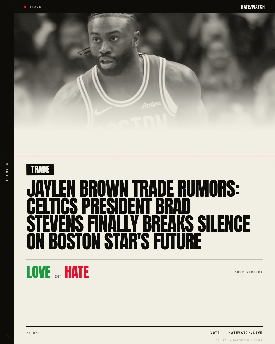 Jaylen Brown Trade Rumors: Celtics President Brad Stevens Finally Breaks Silence on Boston Star's Future