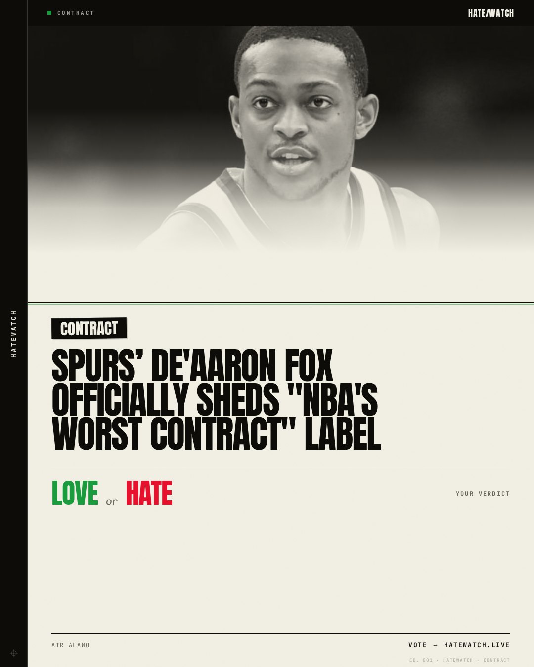 Spurs’ De'Aaron Fox officially sheds "NBA's worst contract" label