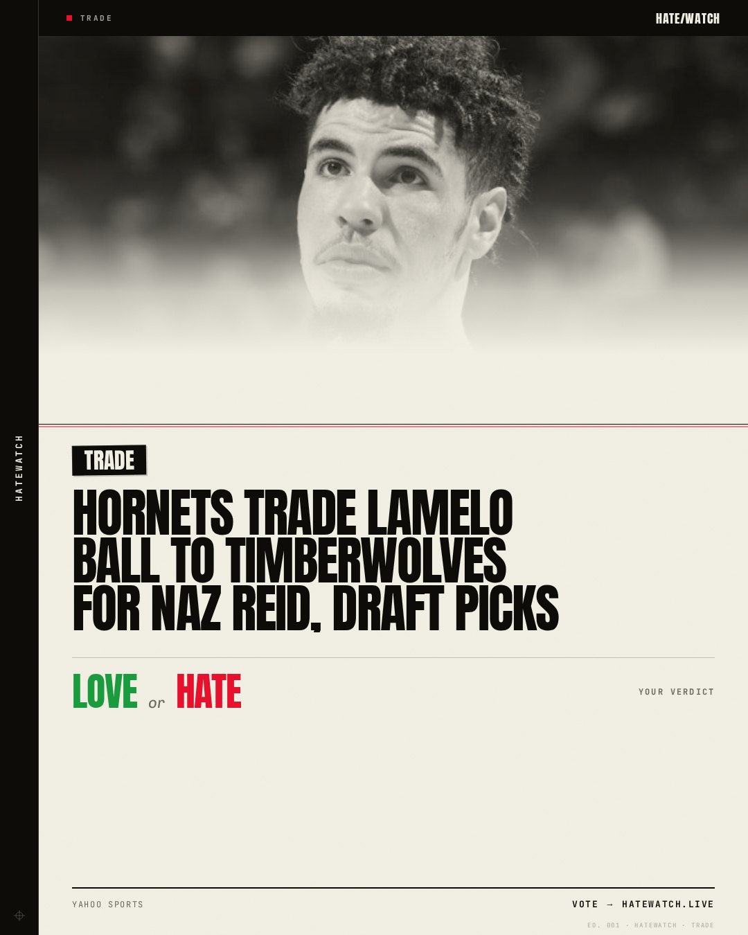 Hornets trade LaMelo Ball to Timberwolves for Naz Reid, draft picks