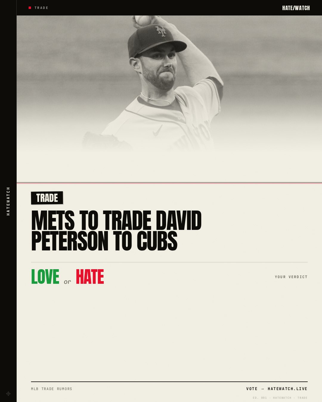 Mets To Trade David Peterson To Cubs