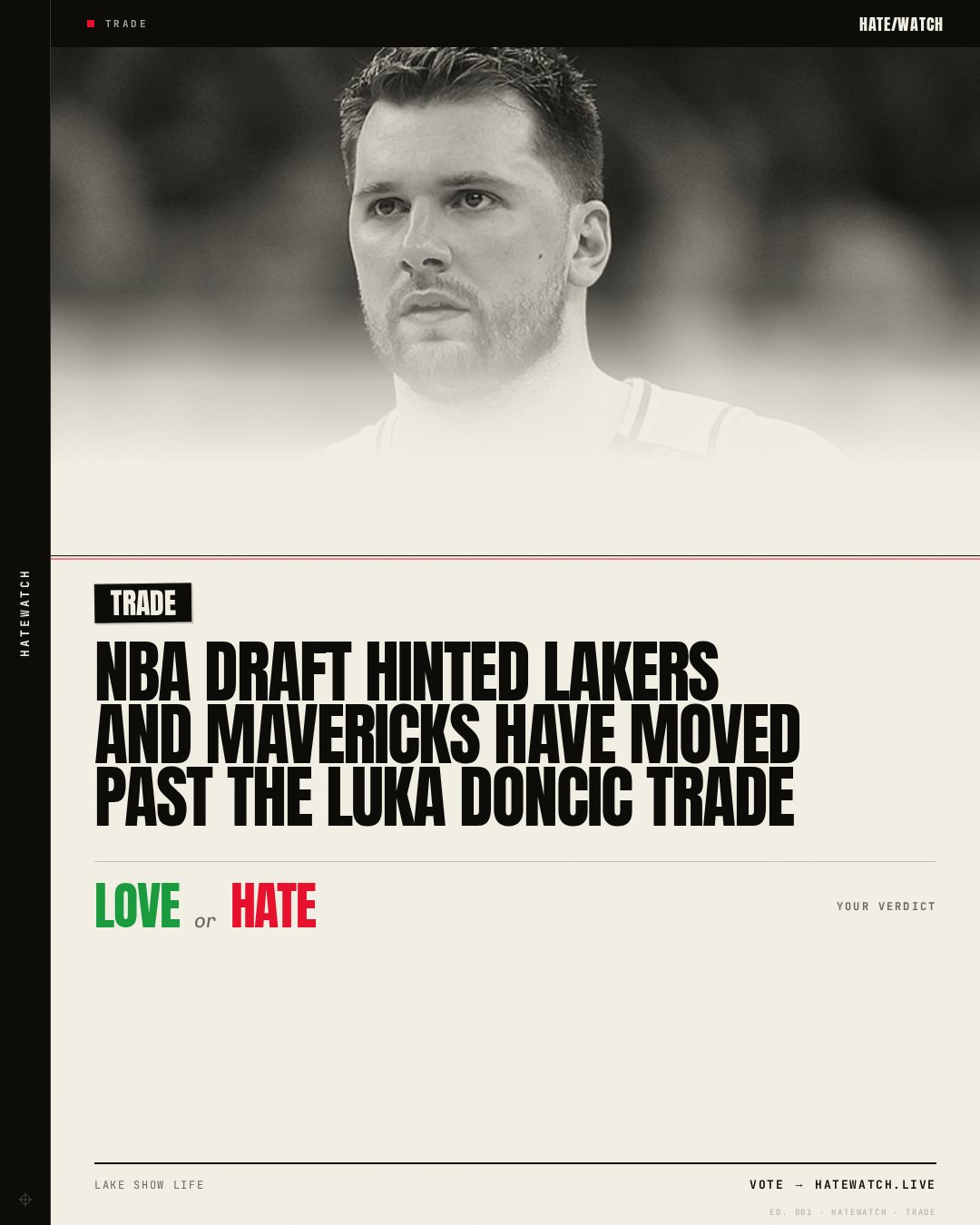 NBA Draft hinted Lakers and Mavericks have moved past the Luka Doncic trade