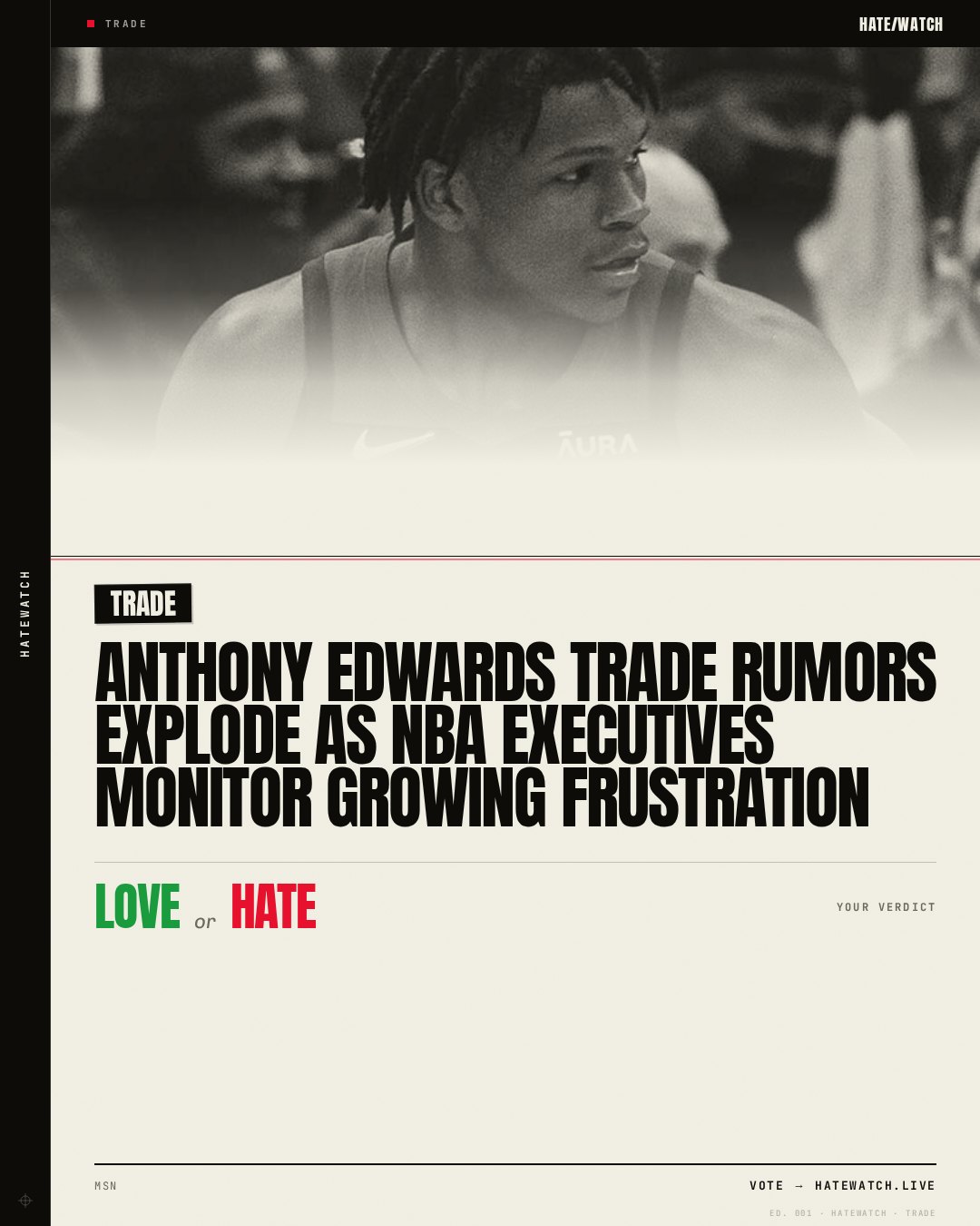 Anthony Edwards trade rumors explode as NBA executives monitor growing frustration