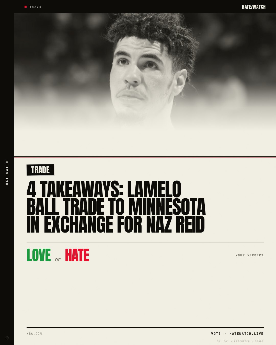 4 takeaways: LaMelo Ball trade to Minnesota in exchange for Naz Reid