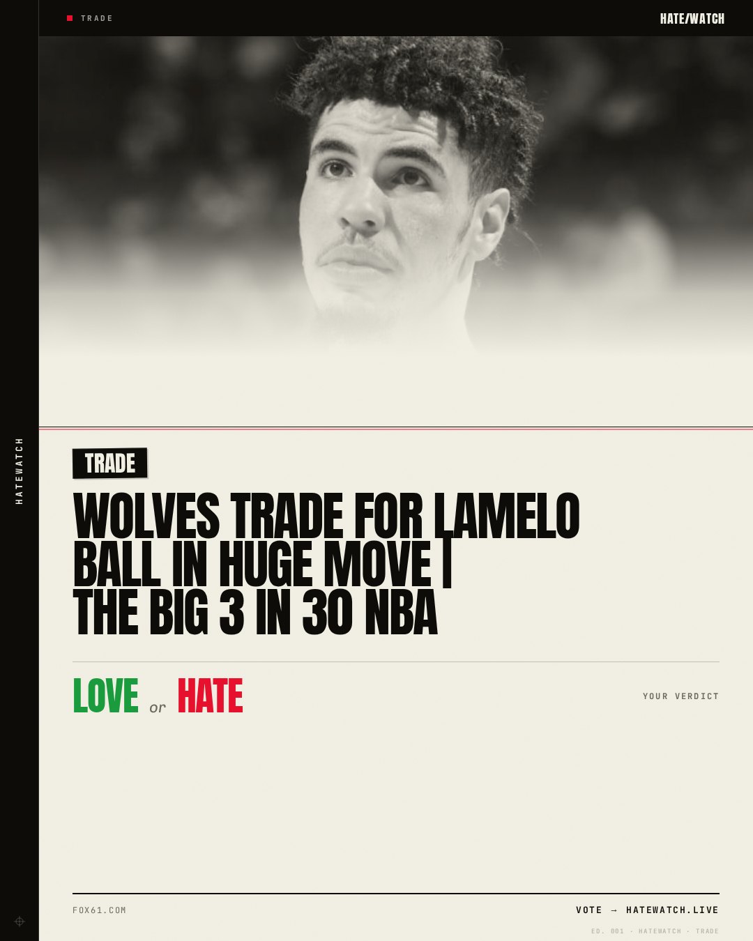 Wolves TRADE FOR LAMELO BALL In Huge Move | The Big 3 in 30 NBA