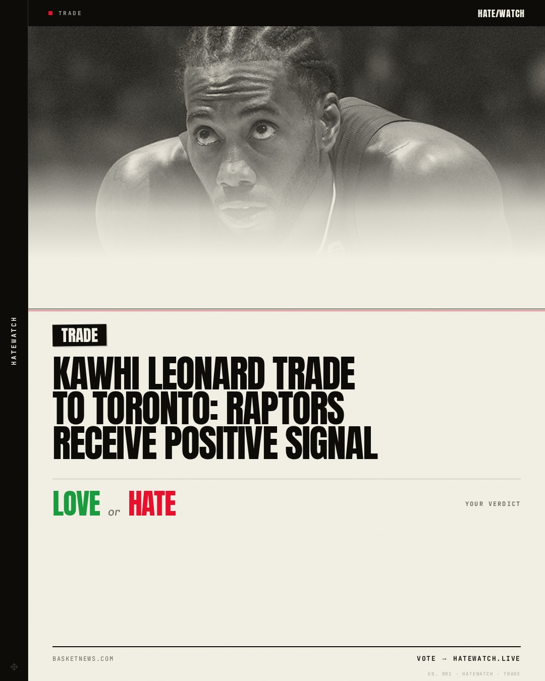 Kawhi Leonard trade to Toronto: Raptors receive positive signal