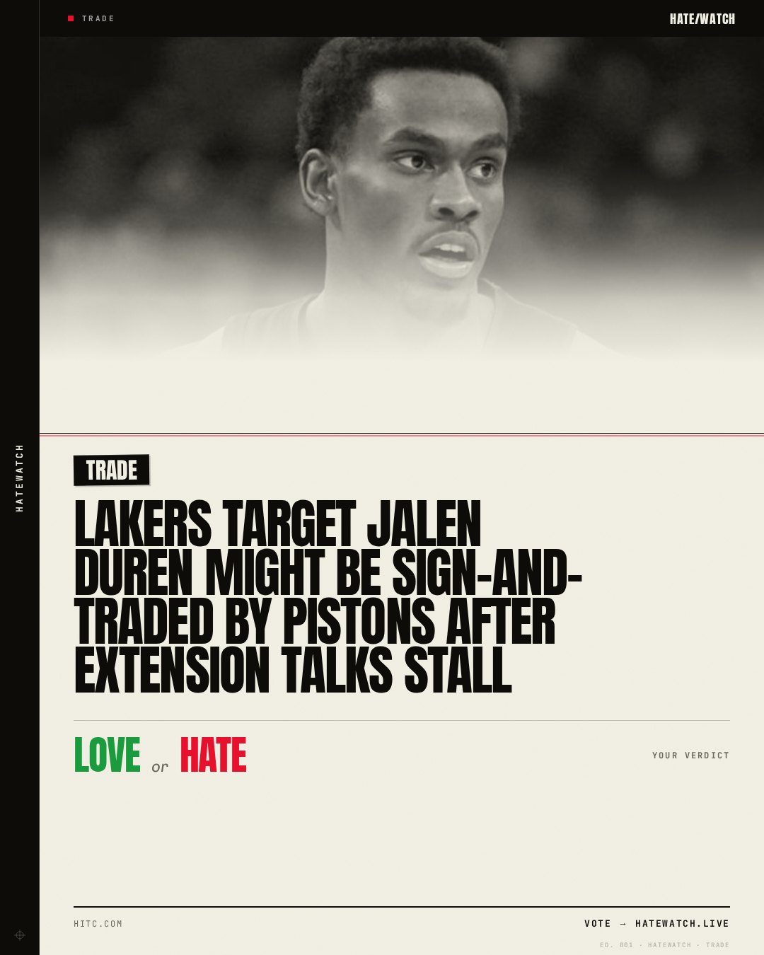 Lakers target Jalen Duren might be sign-and-traded by Pistons after extension talks stall