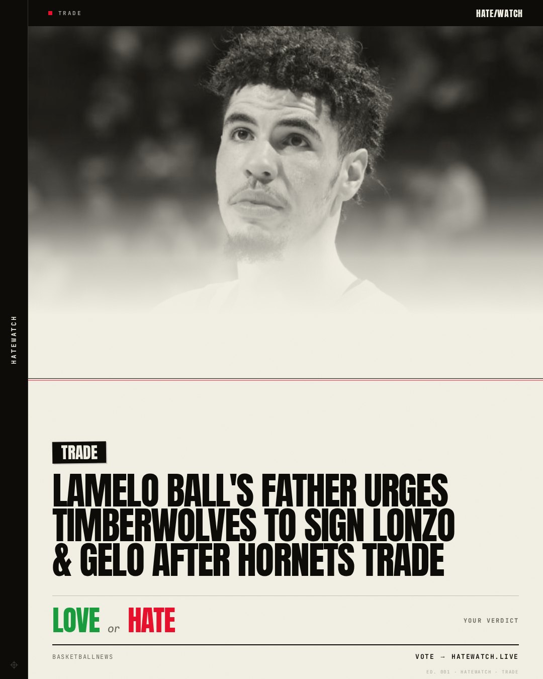 LaMelo Ball's Father Urges Timberwolves to Sign Lonzo & Gelo After Hornets Trade