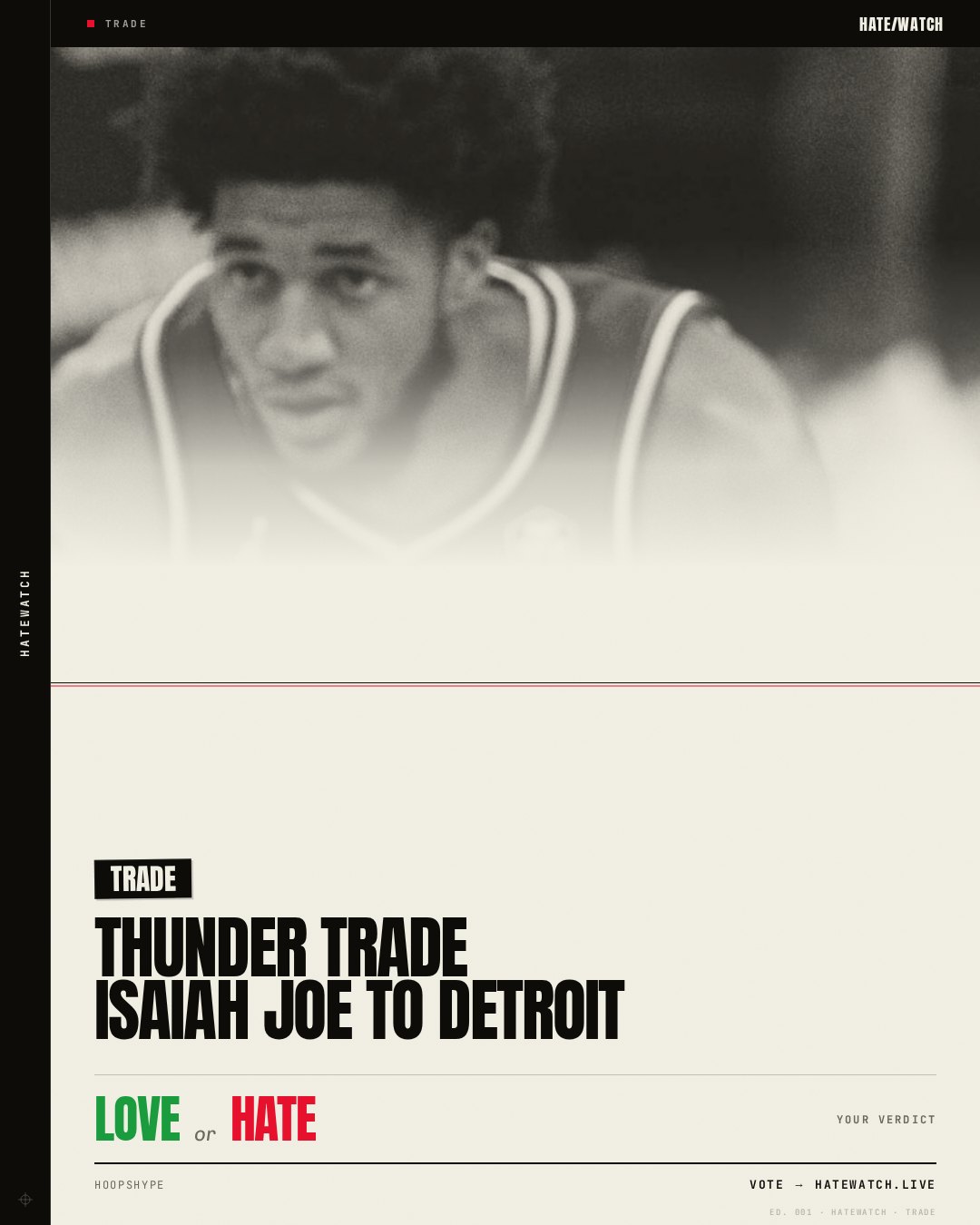 Thunder trade Isaiah Joe to Detroit