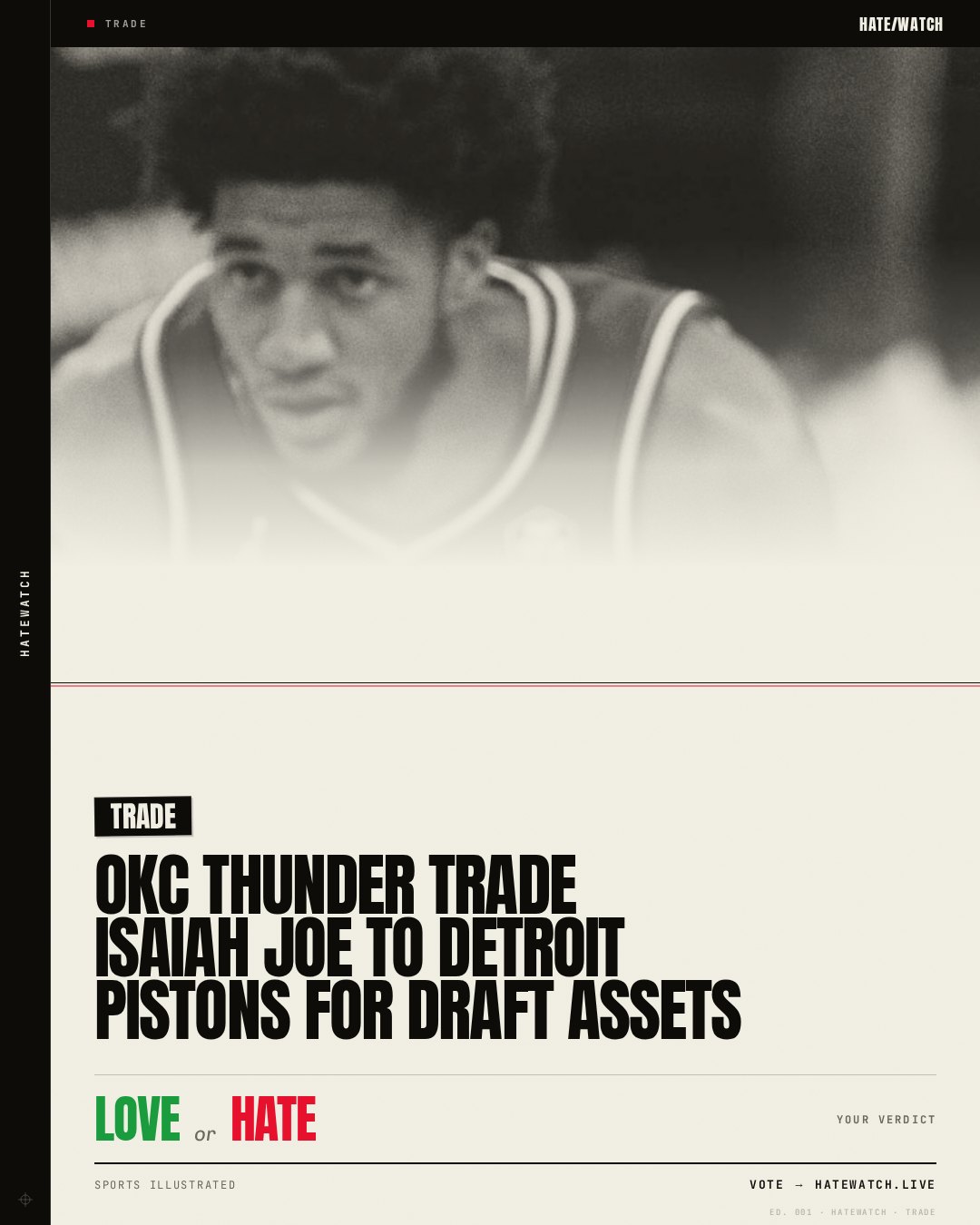 OKC Thunder Trade Isaiah Joe to Detroit Pistons for Draft Assets