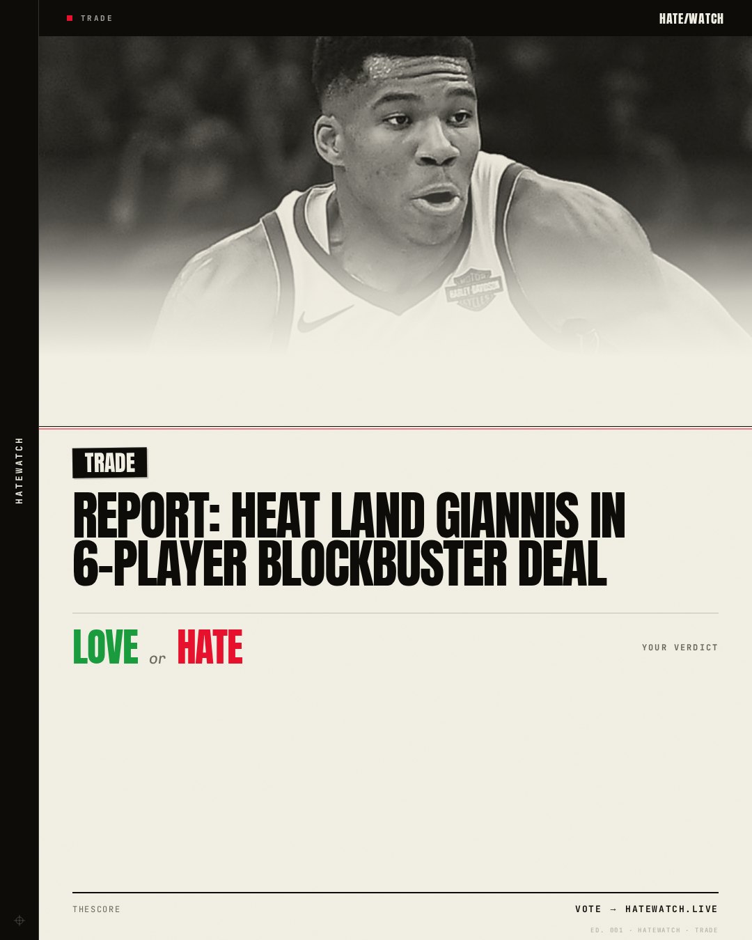 Report: Heat land Giannis in 6-player blockbuster deal