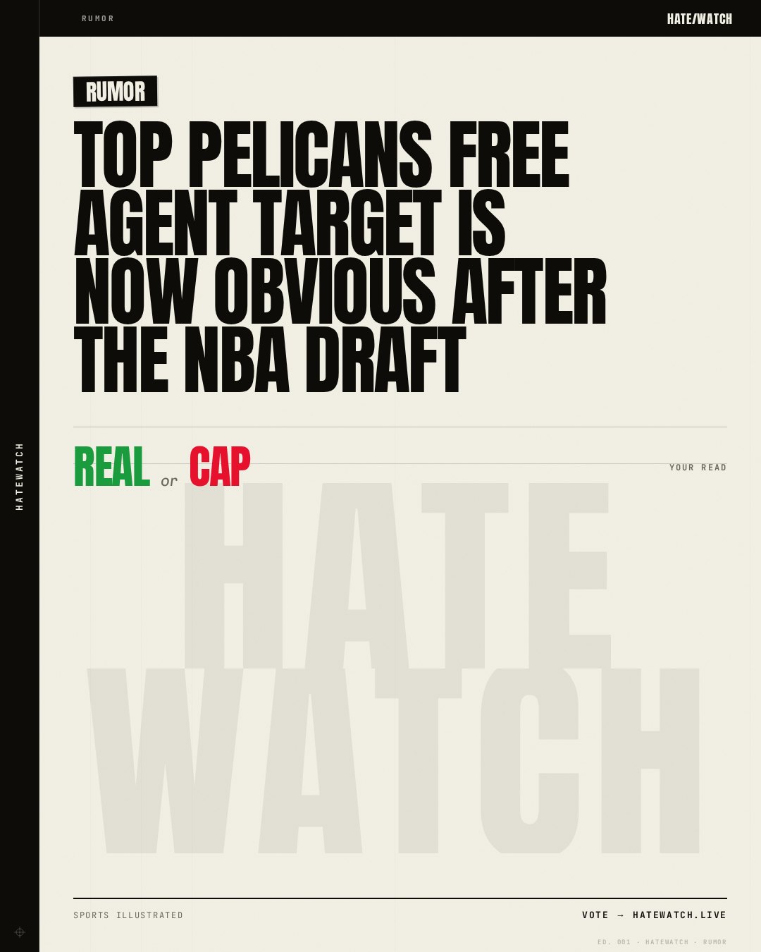Top Pelicans Free Agent Target Is Now Obvious After the NBA Draft