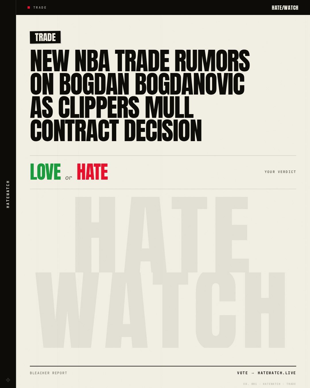 New NBA Trade Rumors on Bogdan Bogdanovic as Clippers Mull Contract Decision