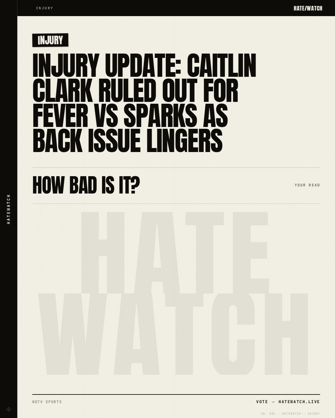 Injury Update: Caitlin Clark Ruled Out For Fever vs Sparks As Back Issue Lingers