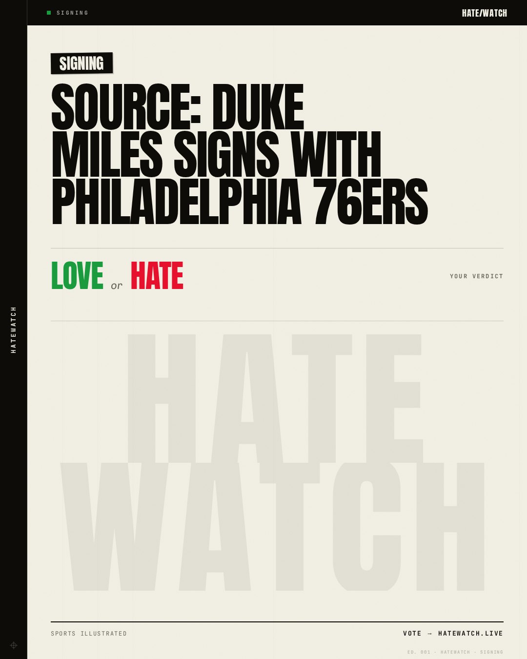 Source: Duke Miles Signs With Philadelphia 76ers