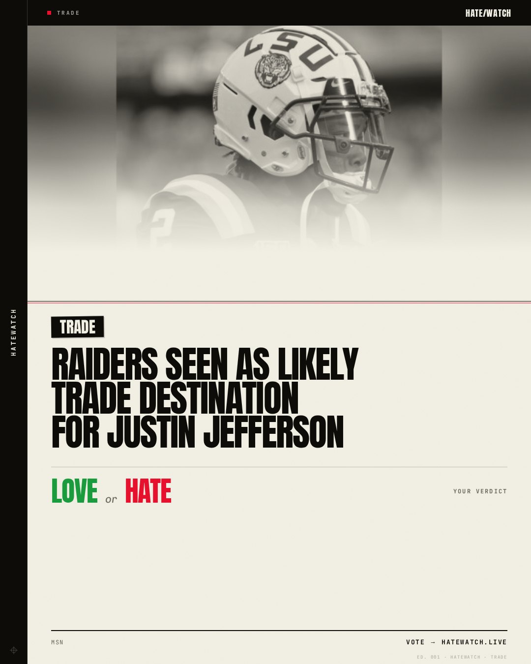 Raiders seen as likely trade destination for Justin Jefferson