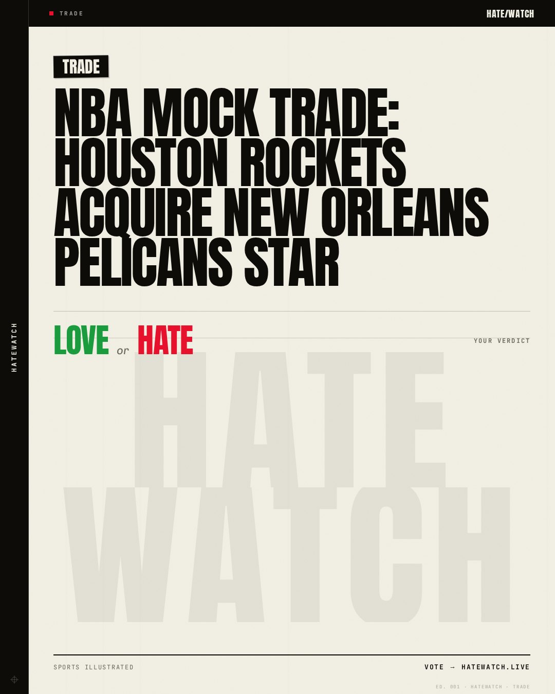 NBA Mock Trade: Houston Rockets Acquire New Orleans Pelicans Star