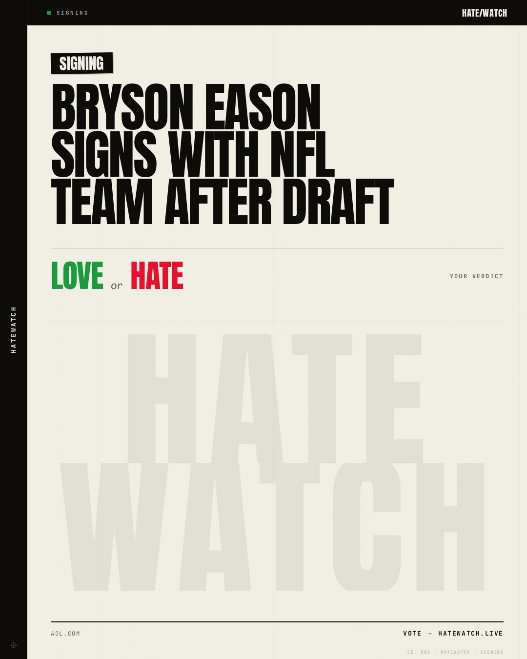 Bryson Eason signs with NFL team after draft