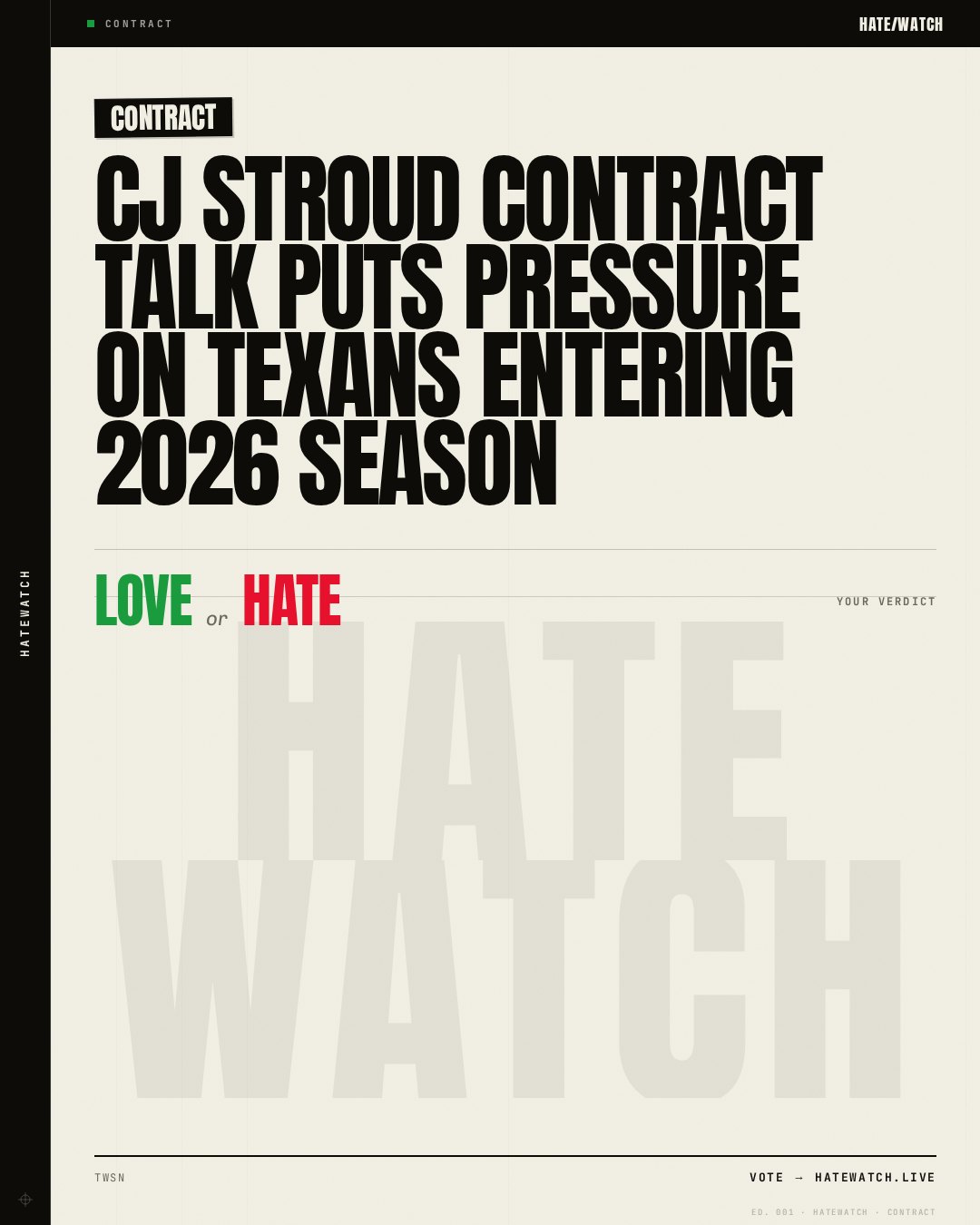 CJ Stroud Contract Talk Puts Pressure on Texans Entering 2026 Season
