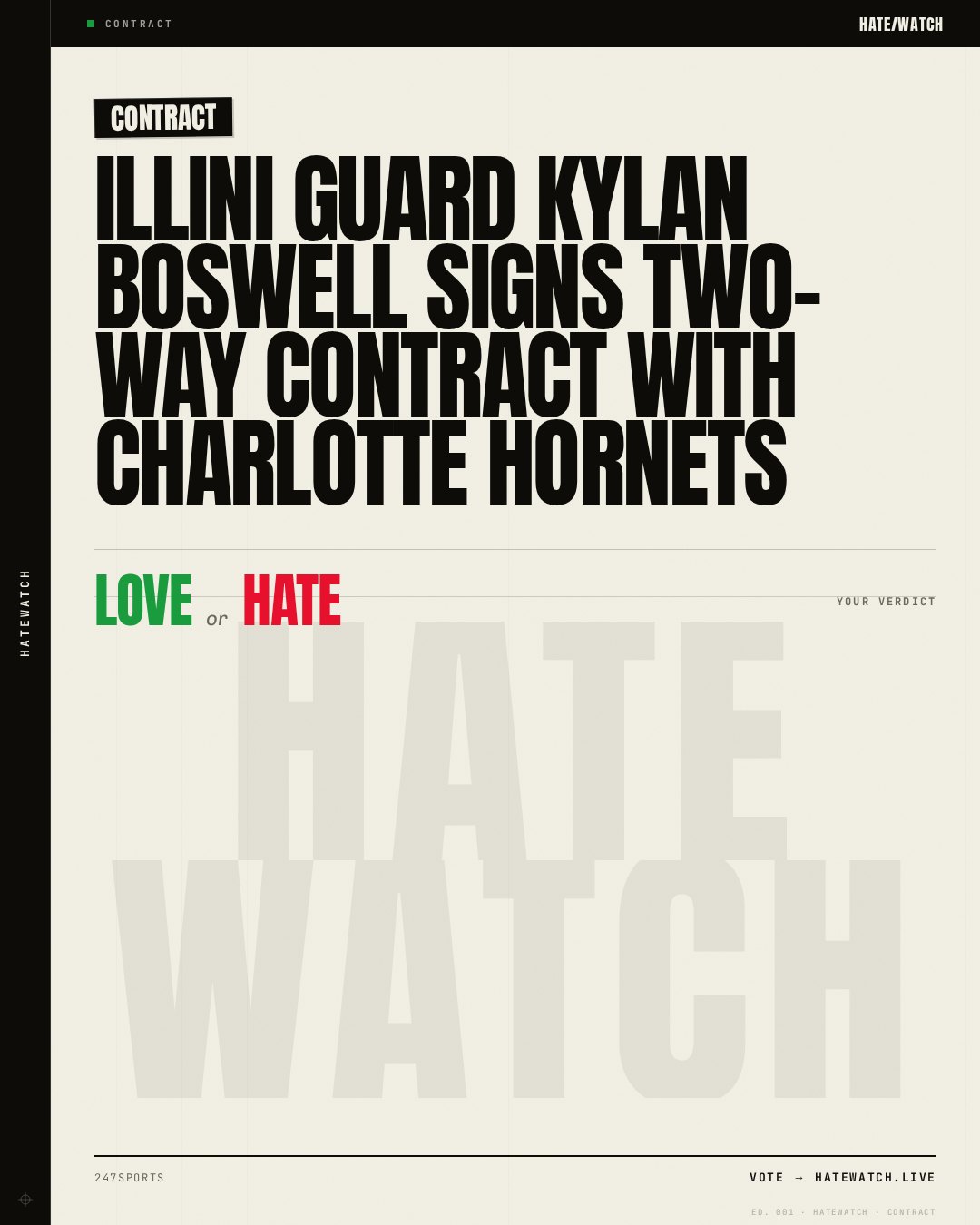 Illini guard Kylan Boswell signs two-way contract with Charlotte Hornets