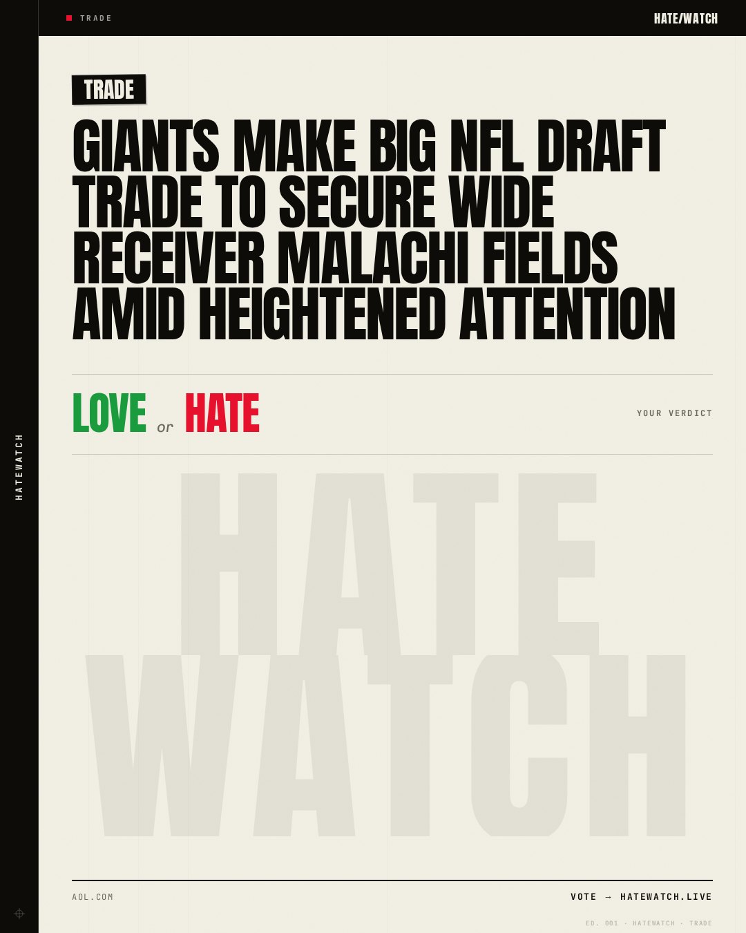 Giants make big NFL Draft trade to secure wide receiver Malachi Fields amid heightened attention