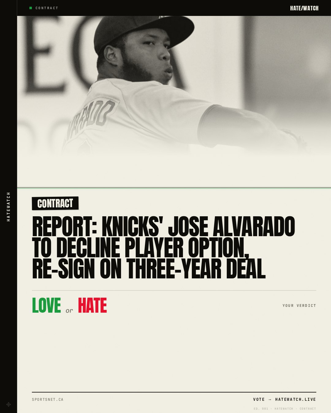 Report: Knicks' Jose Alvarado to decline player option, re-sign on three-year deal
