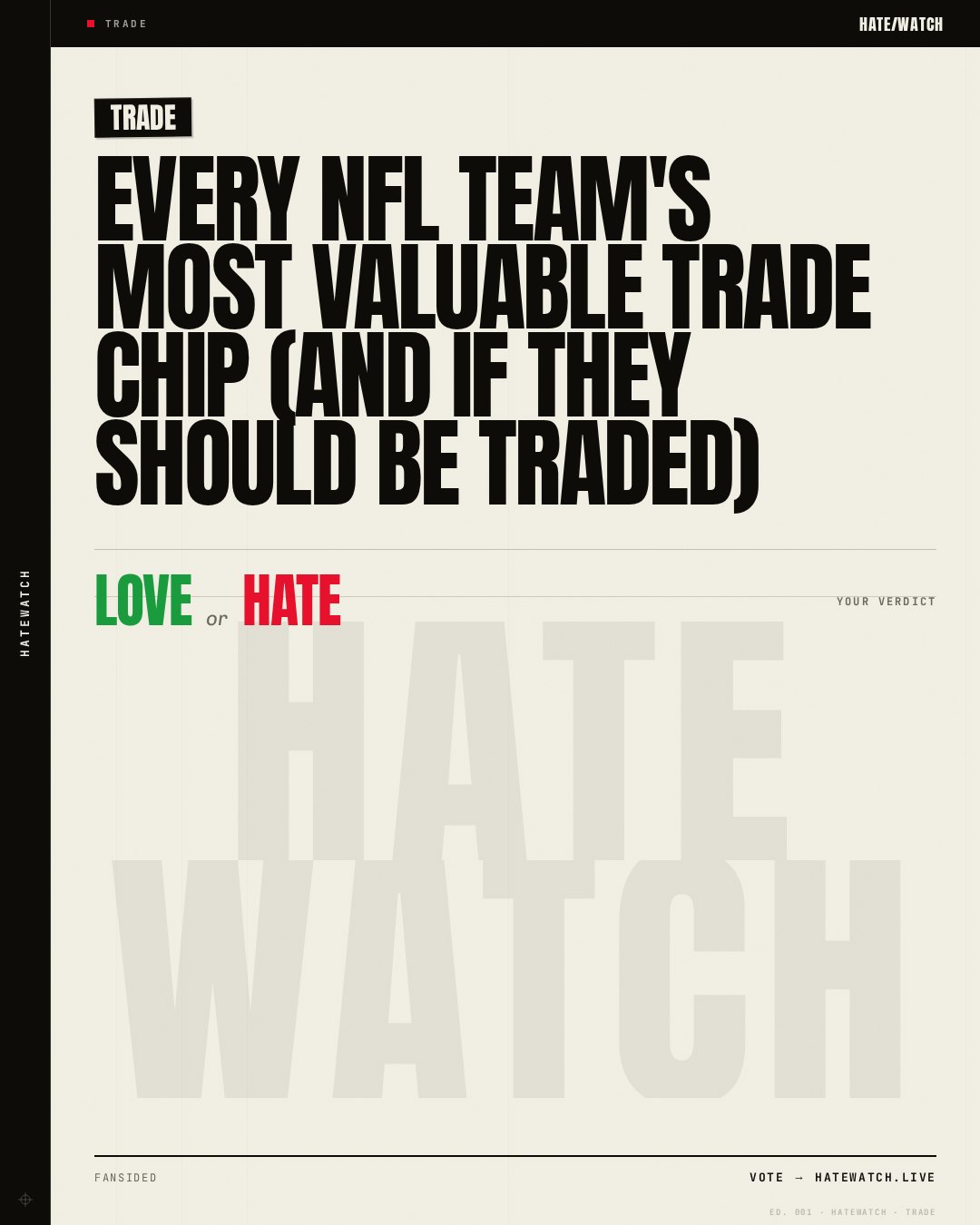 Every NFL team's most valuable trade chip (and if they should be traded)