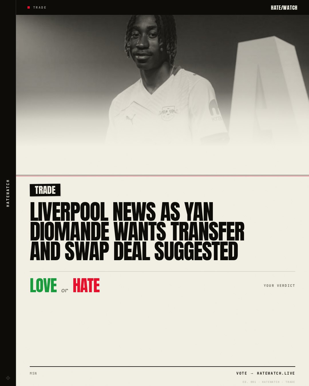 Liverpool news as Yan Diomande wants transfer and swap deal suggested