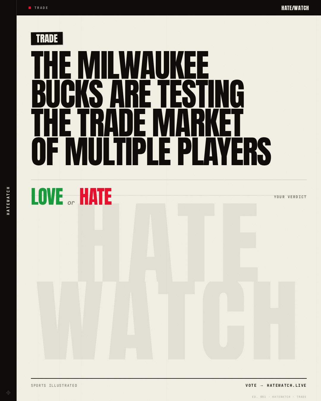 The Milwaukee Bucks are testing the trade market of multiple players