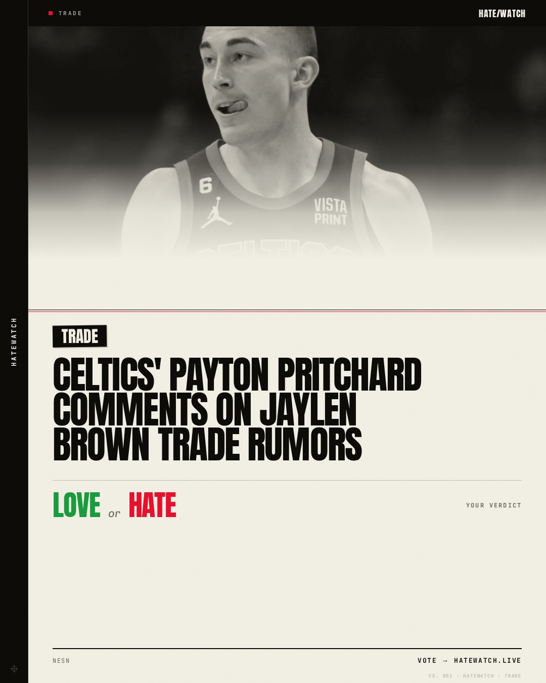 Celtics' Payton Pritchard Comments On Jaylen Brown Trade Rumors