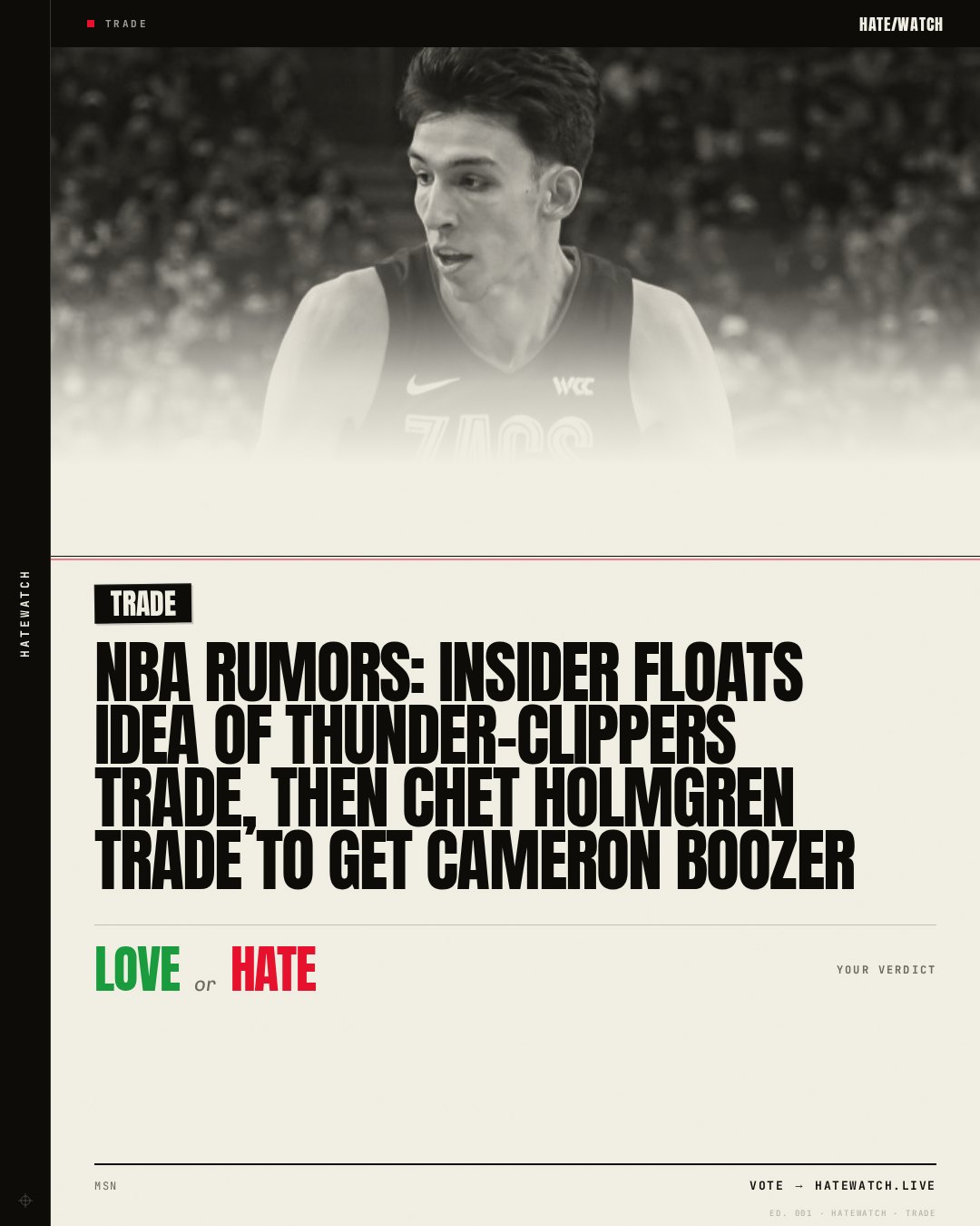 NBA rumors: Insider floats idea of Thunder-Clippers trade, then Chet Holmgren trade to get Cameron Boozer