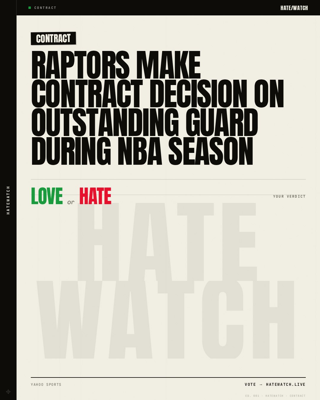 Raptors Make Contract Decision on Outstanding Guard During NBA Season