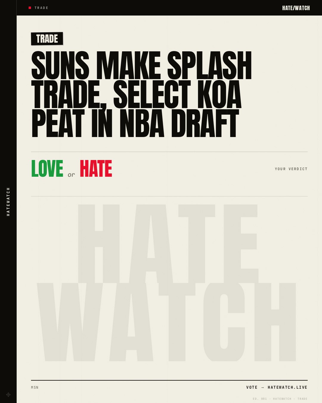 Suns make splash trade, select Koa Peat in NBA draft