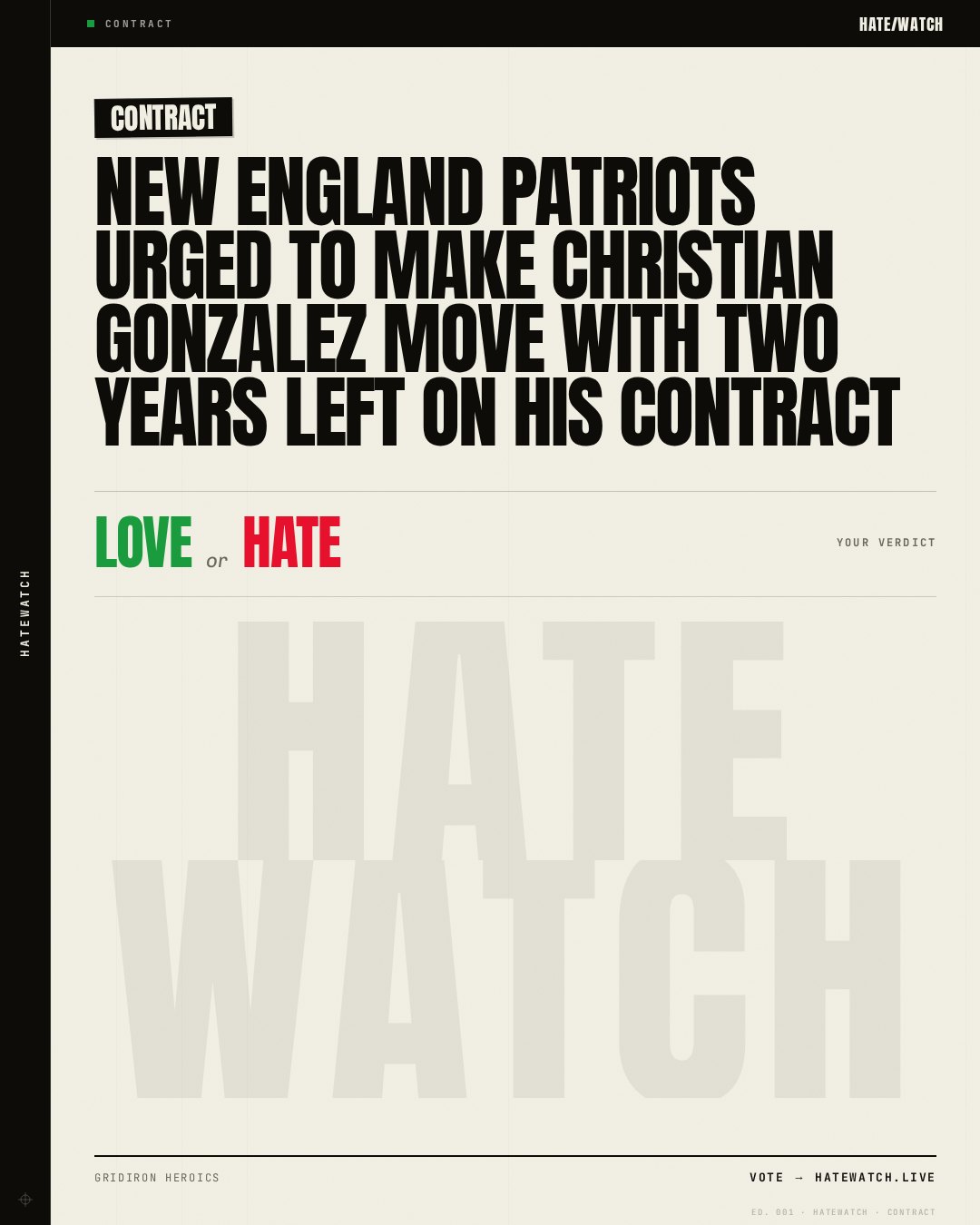 New England Patriots Urged to Make Christian Gonzalez Move With Two Years Left on His Contract