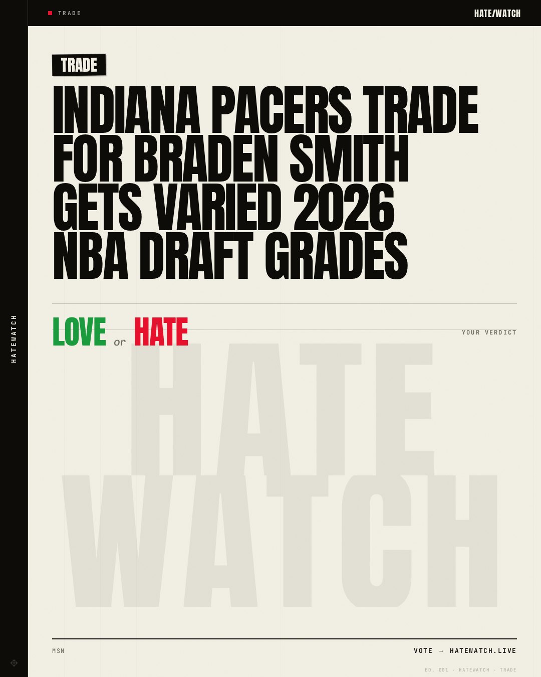 Indiana Pacers trade for Braden Smith gets varied 2026 NBA draft grades