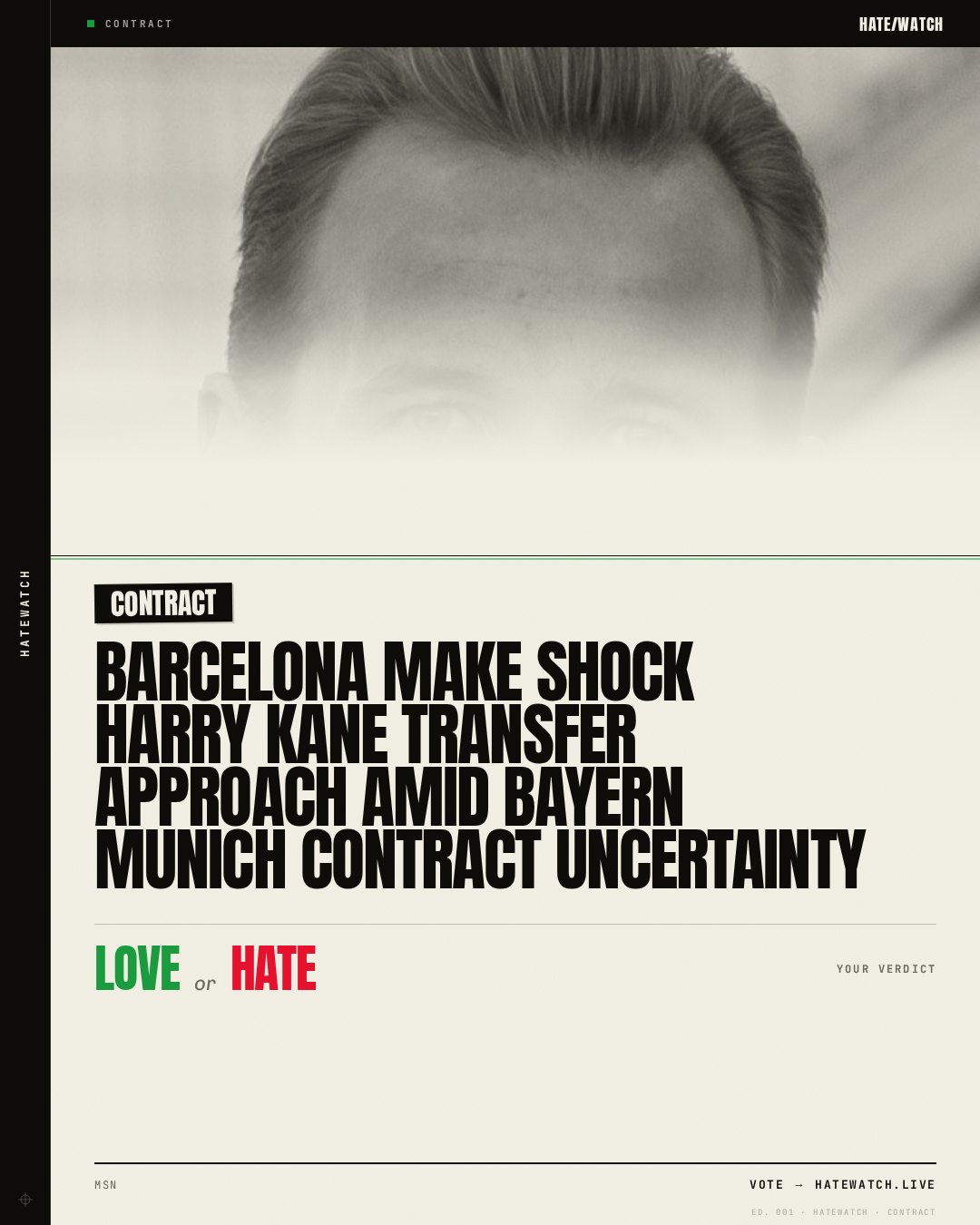 Barcelona make shock Harry Kane transfer approach amid Bayern Munich contract uncertainty