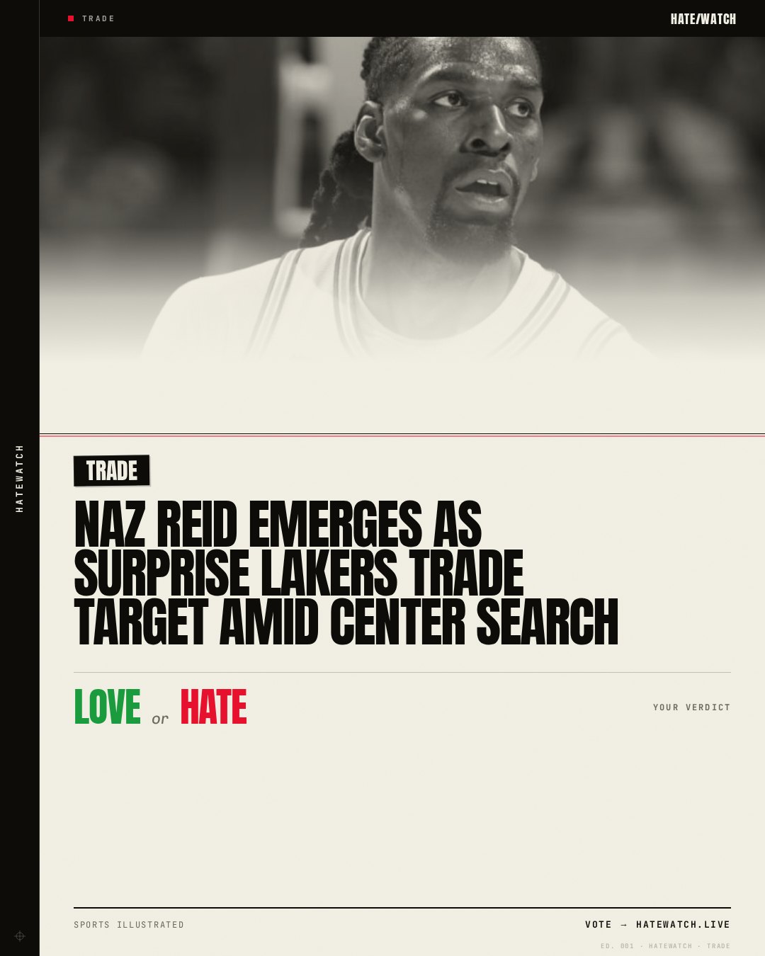 Naz Reid Emerges as Surprise Lakers Trade Target Amid Center Search