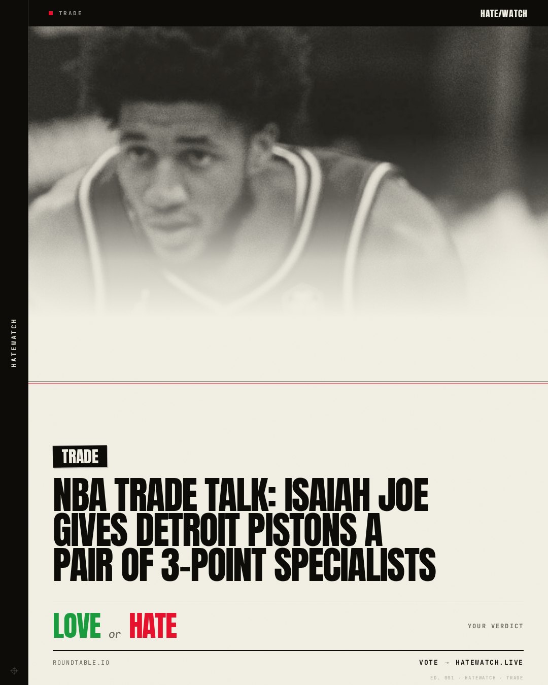 NBA Trade Talk: Isaiah Joe Gives Detroit Pistons A Pair Of 3-Point Specialists