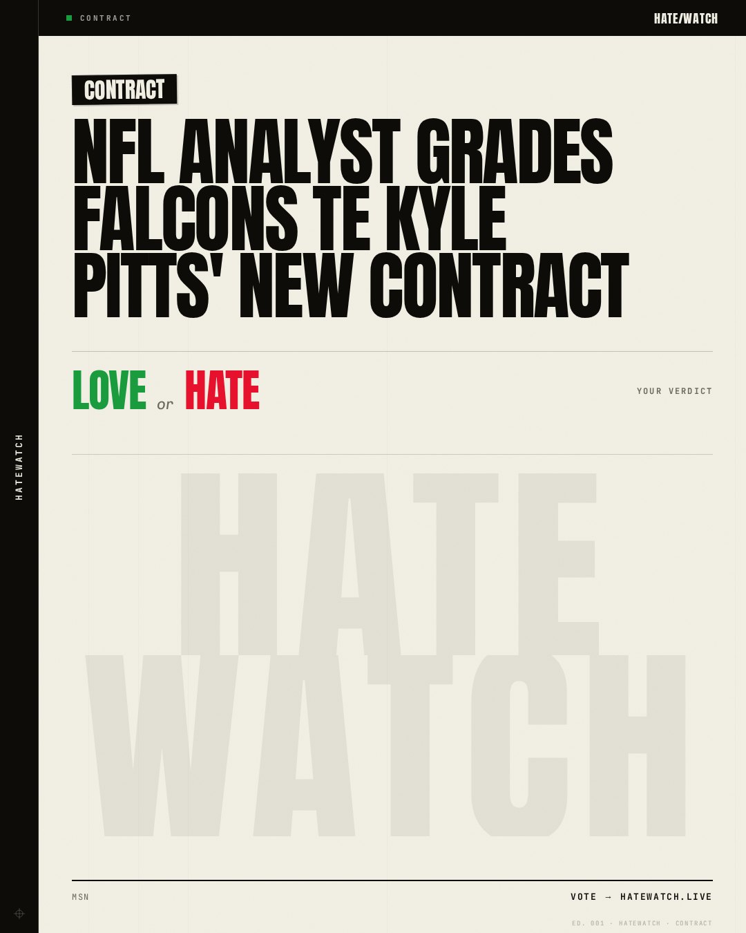 NFL analyst grades Falcons TE Kyle Pitts' new contract