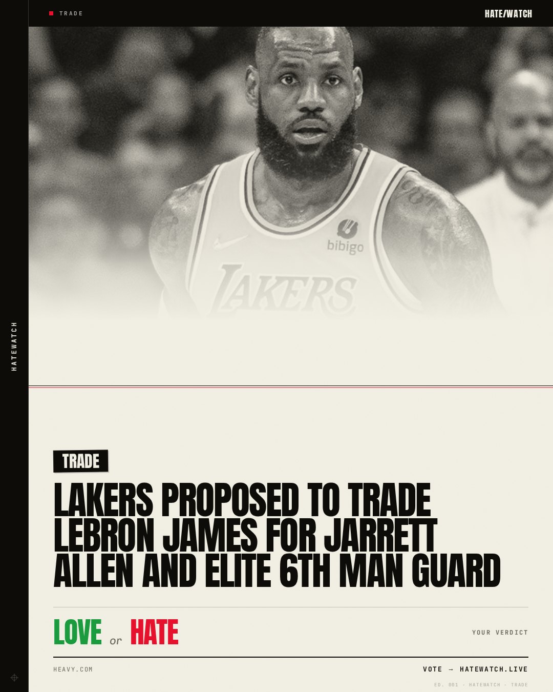 Lakers Proposed to Trade LeBron James for Jarrett Allen and Elite 6th Man Guard