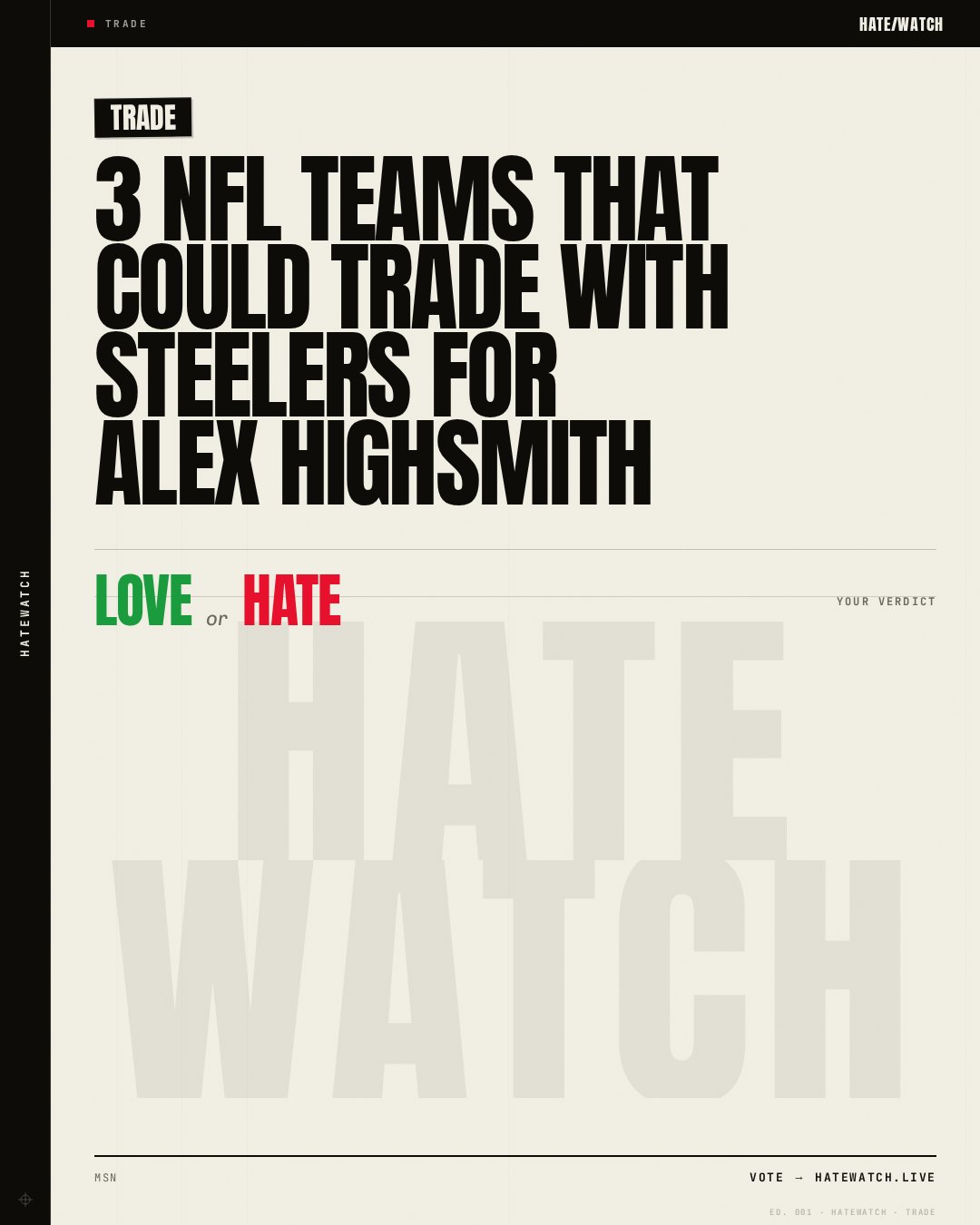 3 NFL teams that could trade with Steelers for Alex Highsmith