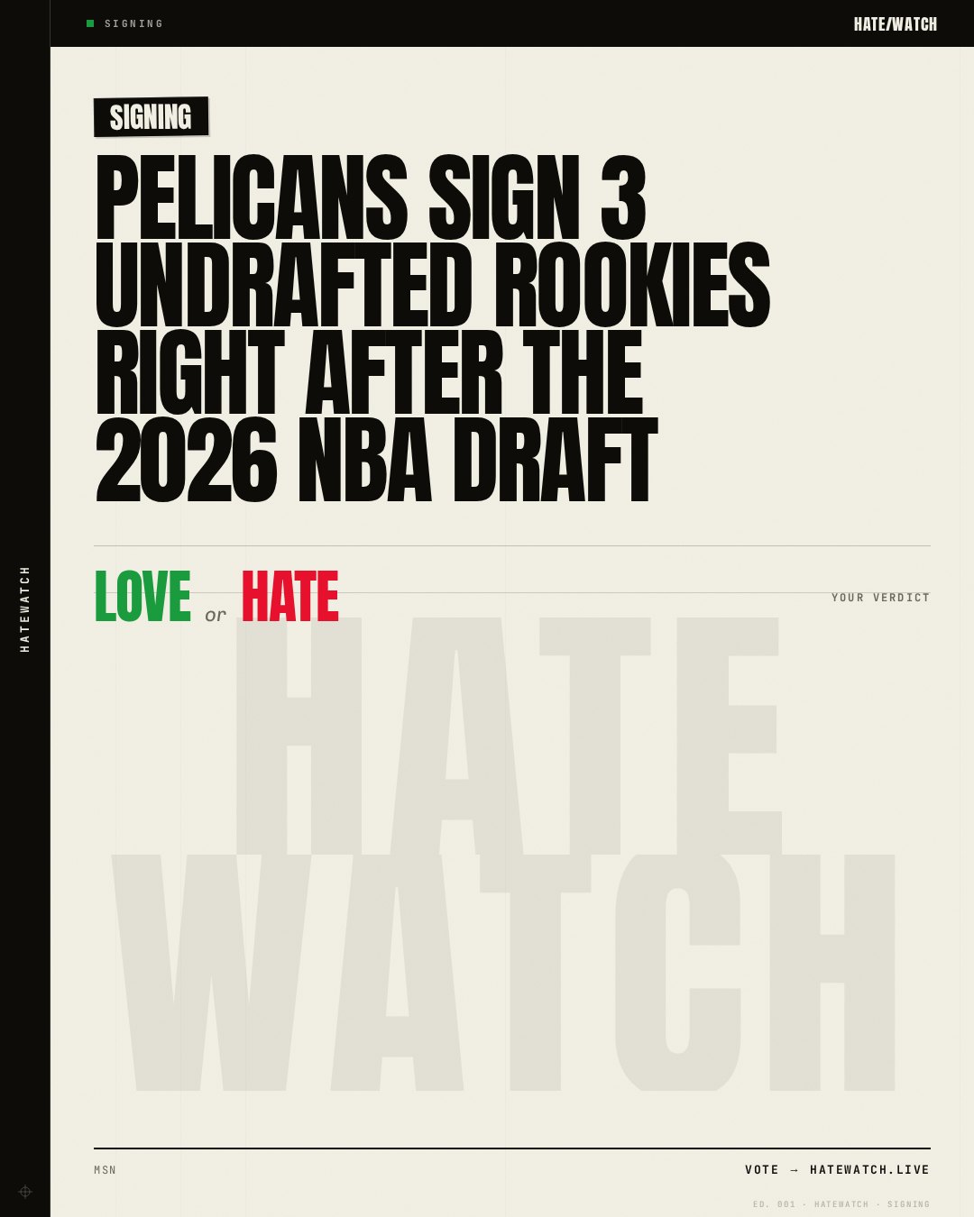 Pelicans sign 3 undrafted rookies right after the 2026 NBA draft