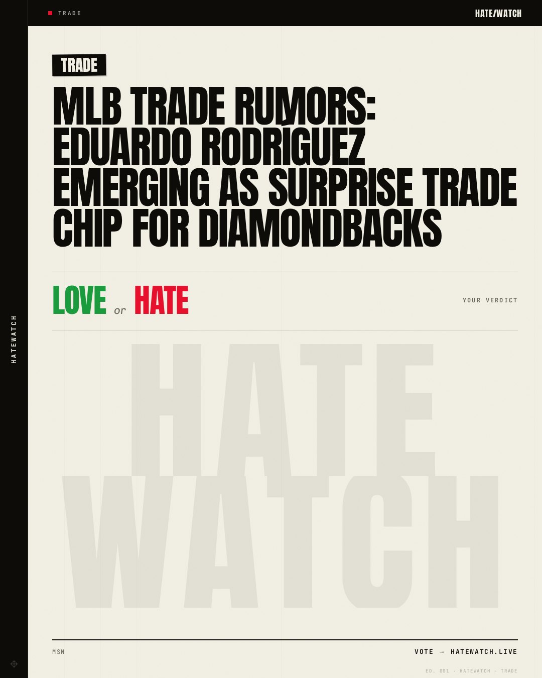 MLB trade rumors: Eduardo Rodríguez emerging as surprise trade chip for Diamondbacks