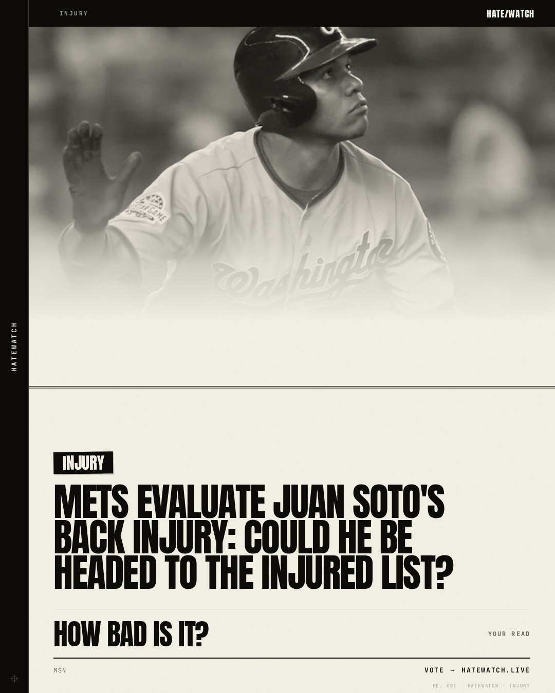 Mets evaluate Juan Soto's back injury: Could he be headed to the injured list?