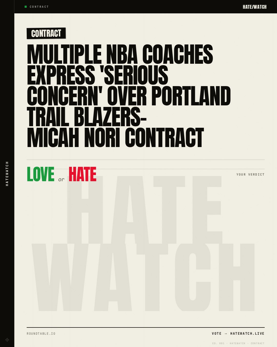 Multiple NBA Coaches Express 'Serious Concern' Over Portland Trail Blazers-Micah Nori Contract