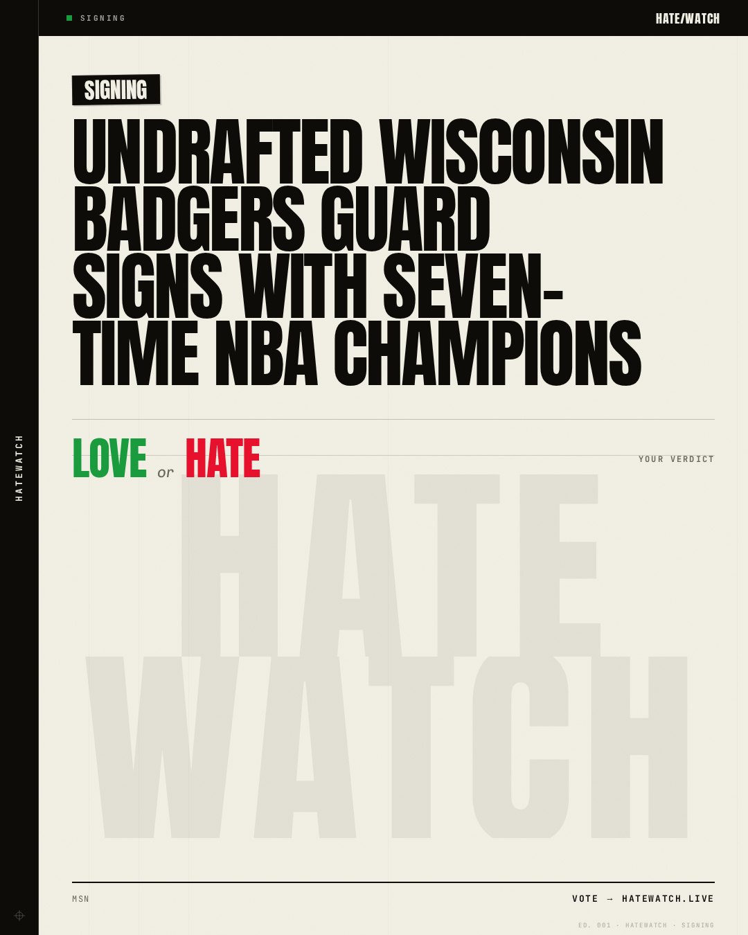Undrafted Wisconsin Badgers guard signs with seven-time NBA champions