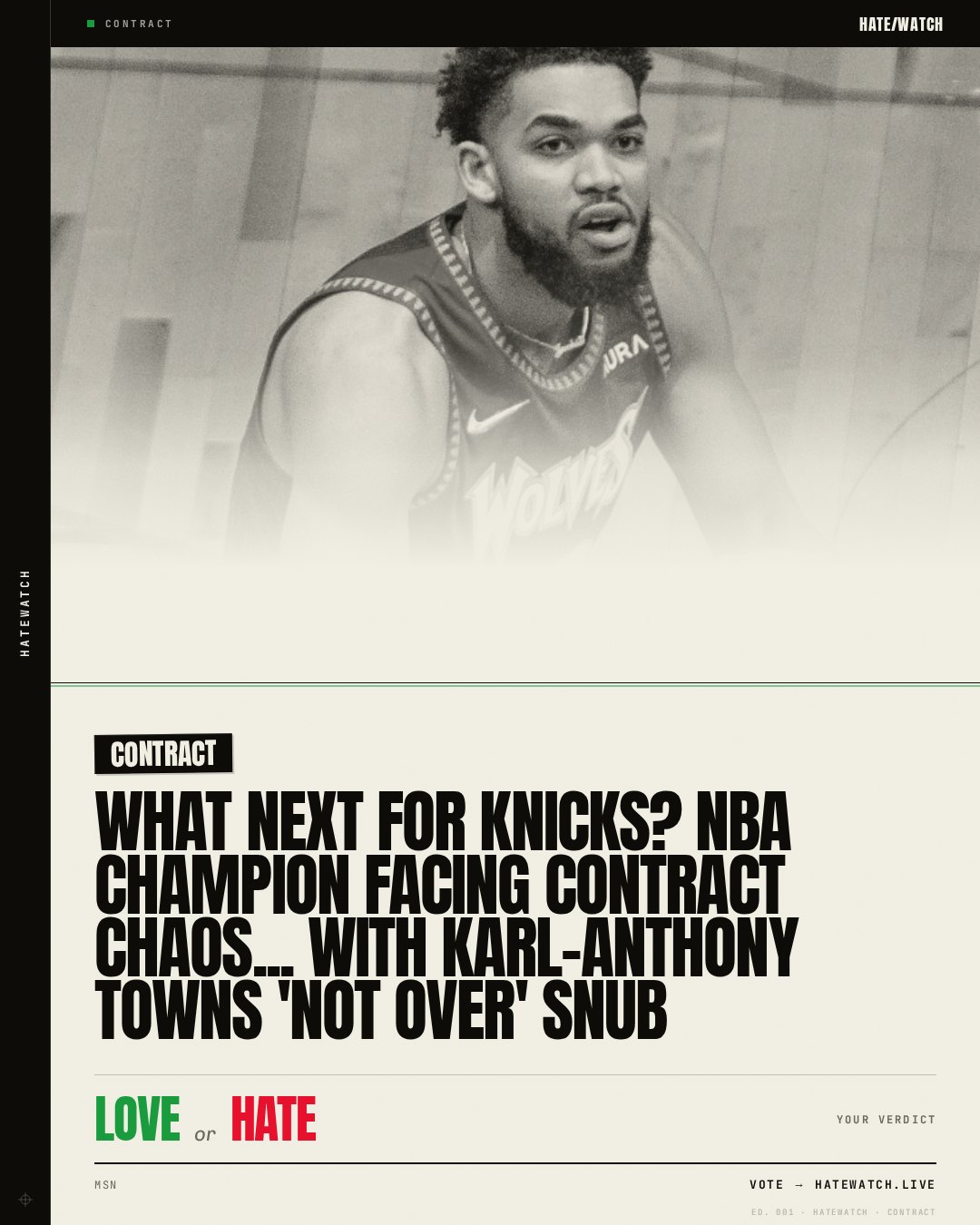What next for Knicks? NBA champion facing contract chaos... with Karl-Anthony Towns 'not over' snub