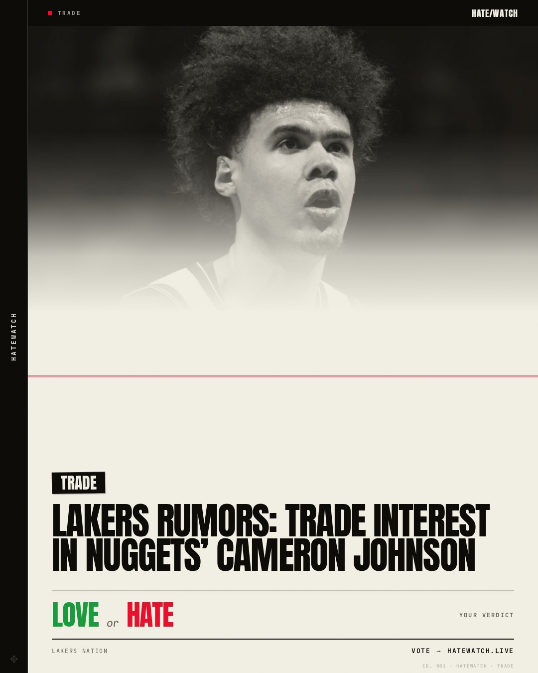 Lakers Rumors: Trade Interest In Nuggets’ Cameron Johnson