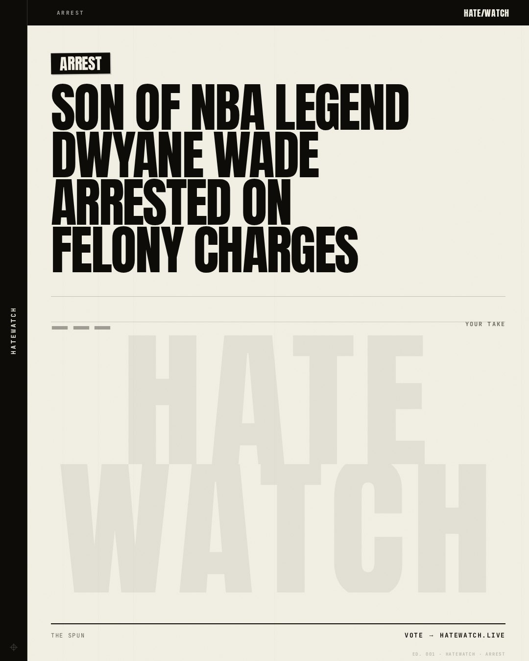 Son Of NBA Legend Dwyane Wade Arrested On Felony Charges