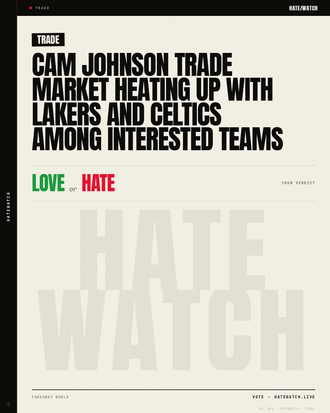 Cam Johnson Trade Market Heating Up With Lakers And Celtics Among Interested Teams